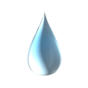 A drop of water is shown in this picture.