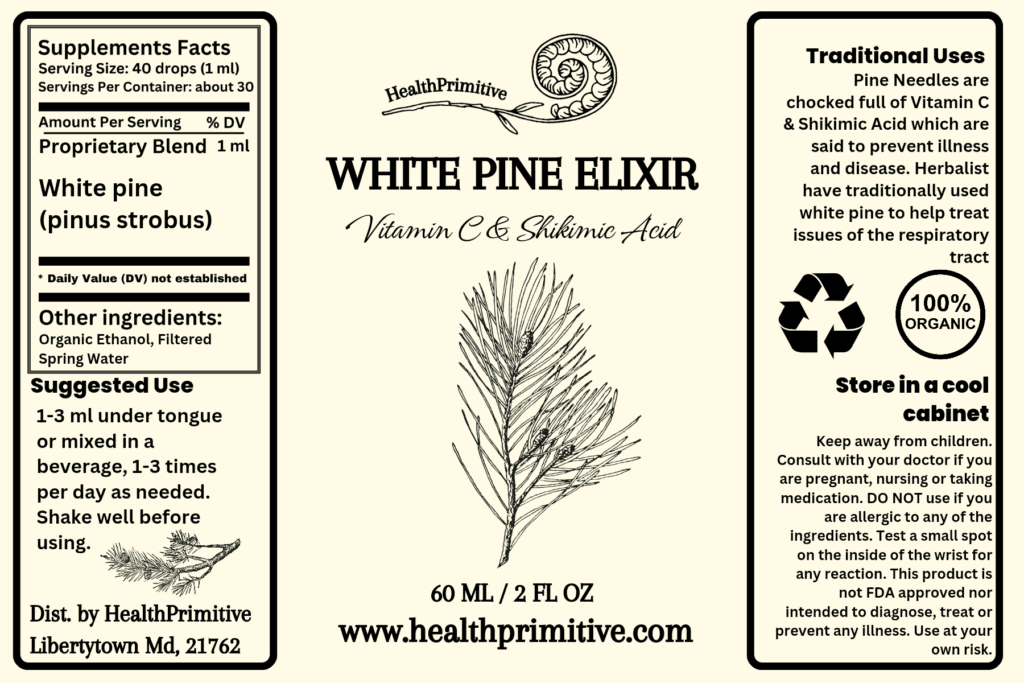 White Pine Elixir HealthPrimitive