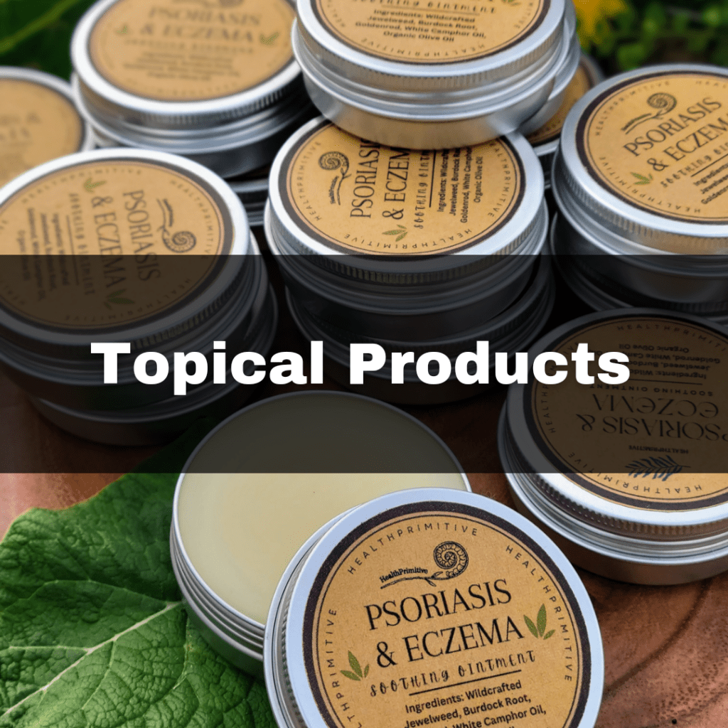 A close up of some jars of topical products